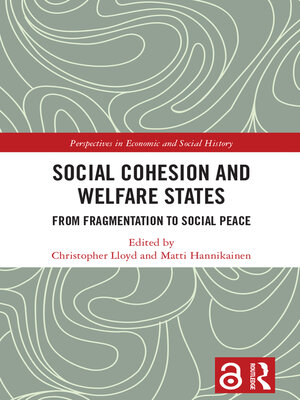 cover image of Social Cohesion and Welfare States